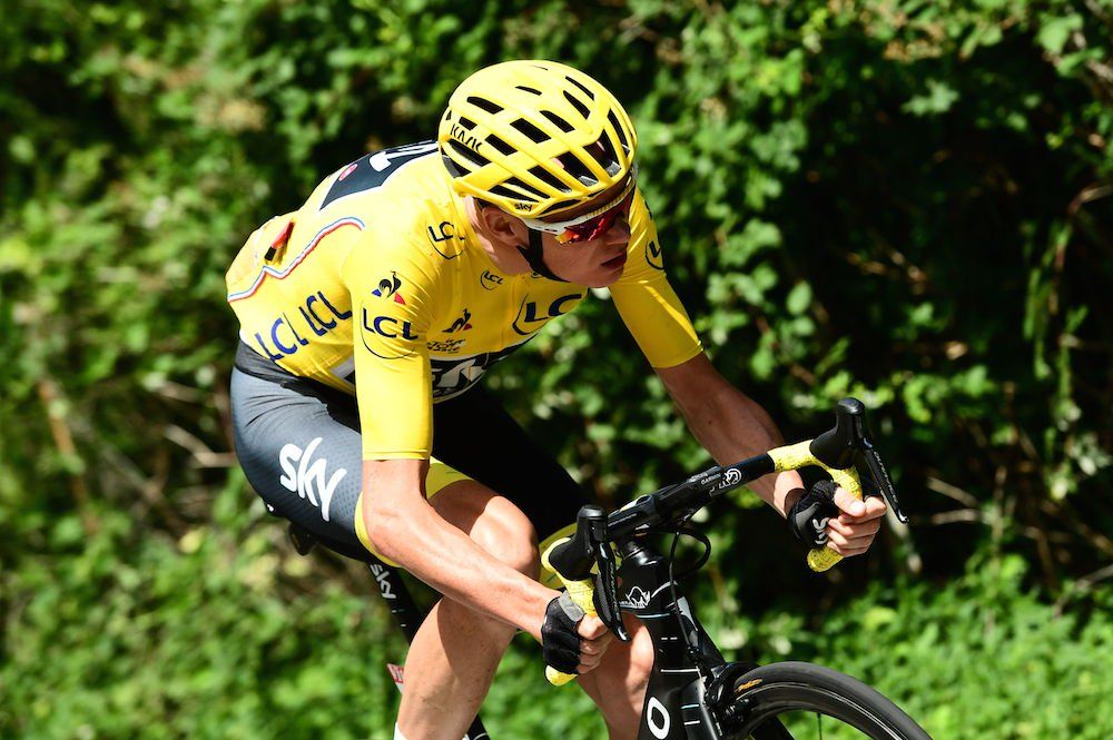 chris froome riding