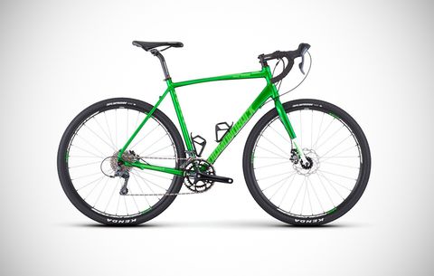 green cycling gear