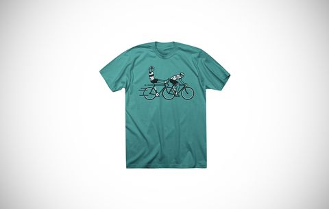 green cycling gear