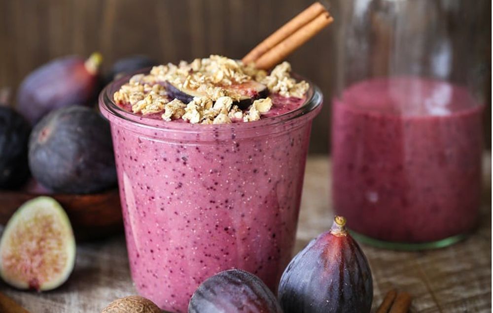 Fig and Beet Fall Protein Smoothie