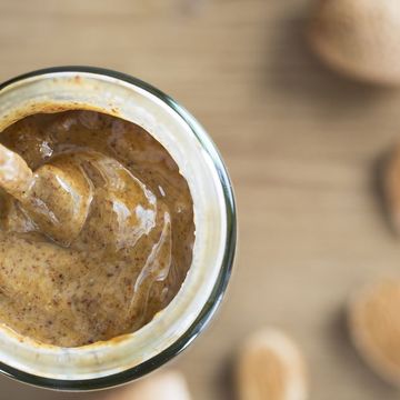 delicious shiny almond butter