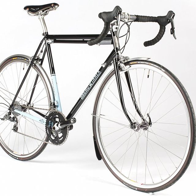 The Breadwinner Continental is designed for longer reach rim brakes, which improve clearance.