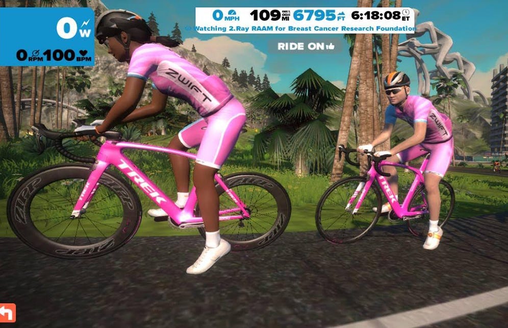 Breaking Down a Zwift Rainbow Performance - PezCycling News