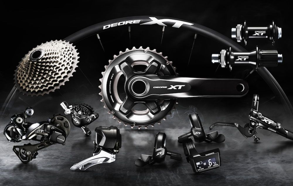 Shimano’s new 2016 XT Di2 groupset released in 2016.