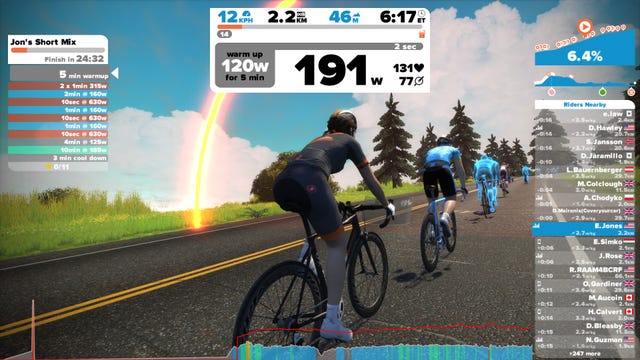 Zwift Is a Massive Multi-Player Online Game You Play with Your