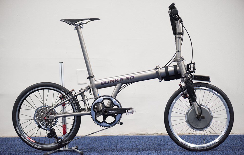 Burke 20 discount titanium folding bike