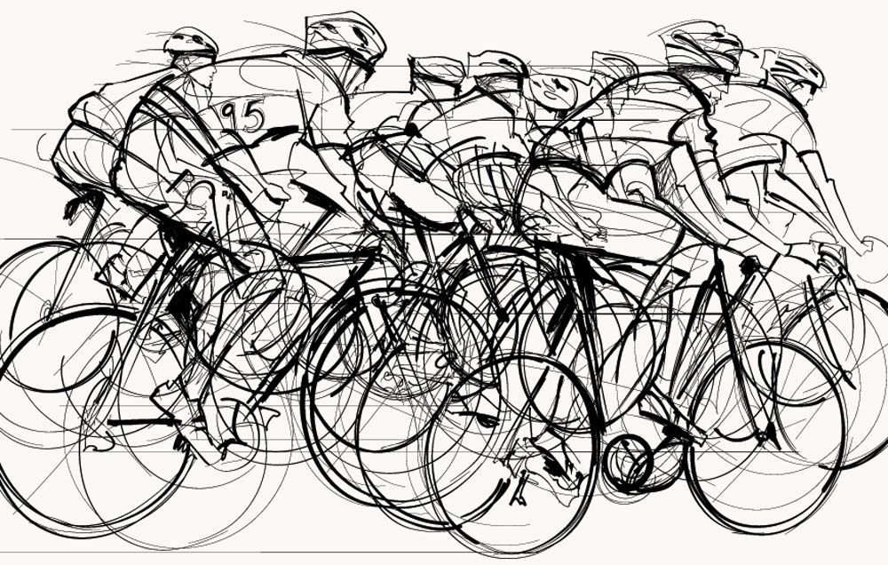 bike fit illustration