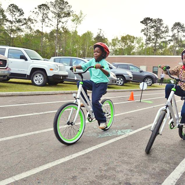 Charleston County School District students get bikes