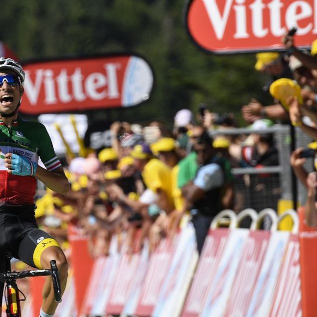 aru wins stage five of the tour de france