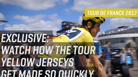 preview for Exclusive: Watch How the Tour Yellow Jerseys Get Made So Quickly