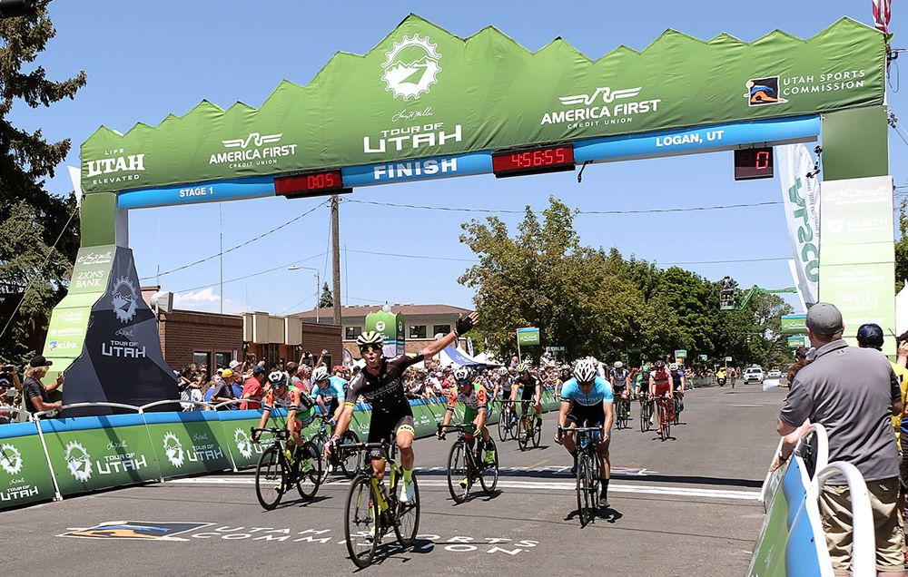 Tour of Utah Stage 1 Finish