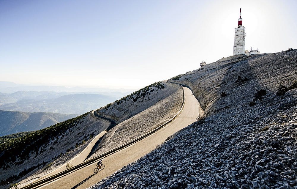 biking mount ventoux