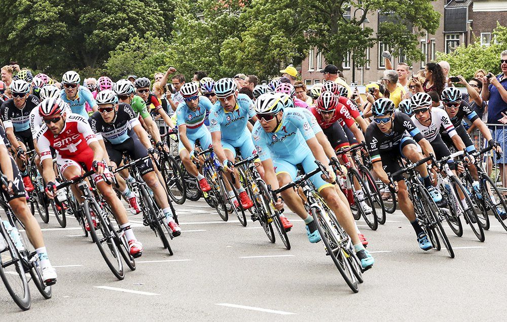 Riders in the 2015 Tour de France