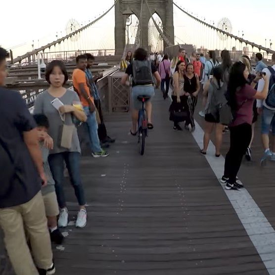 Brooklyn Bridge Bike Lane