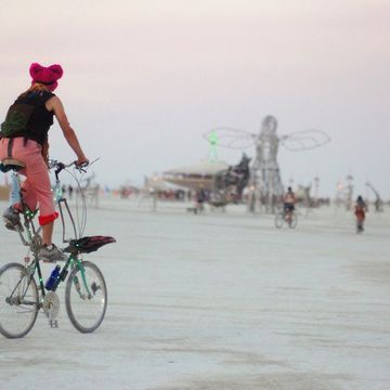 Bikes at Burning Man