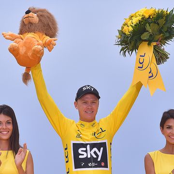 Chris Froome in Stage 21 of the 2017 Tour de France. 