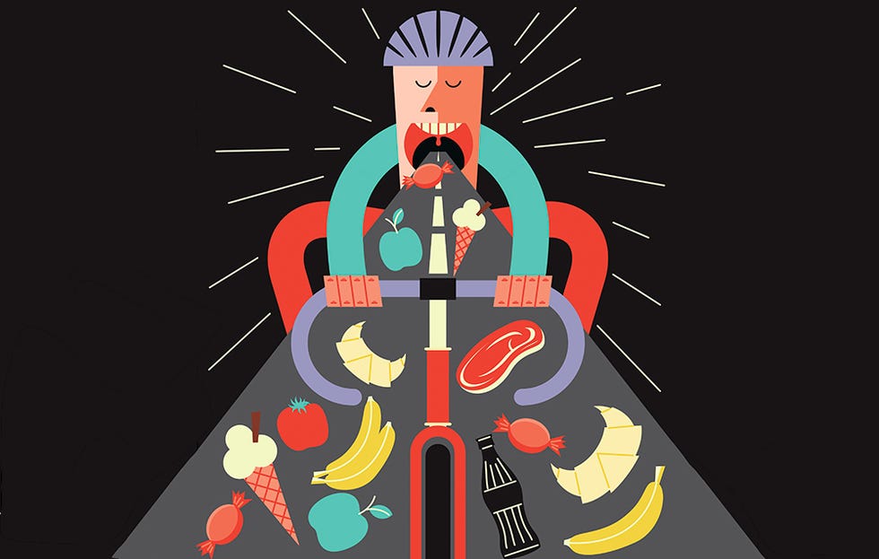 after eating i ride my bicycle to work