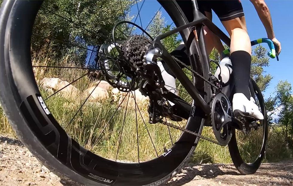The 4.5 AR Disc wheels were fast and comfortable