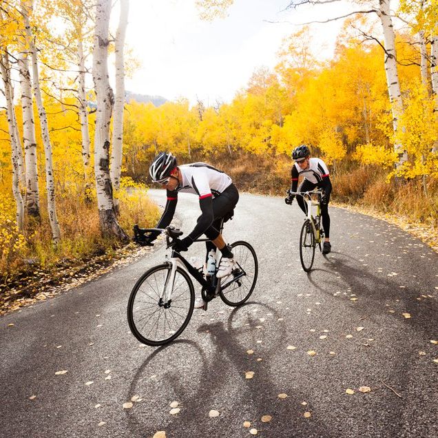 cycling in the fall