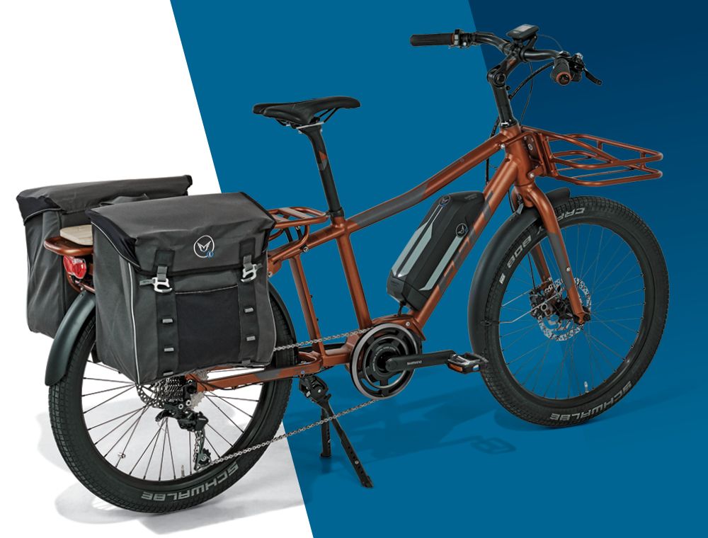 Mid tail store cargo bike