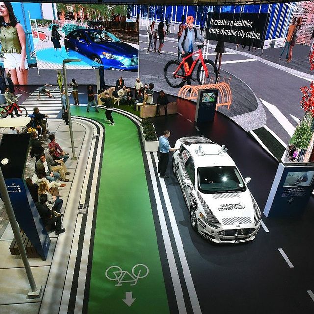 Ford Bicycle-to-Vehicle Demo