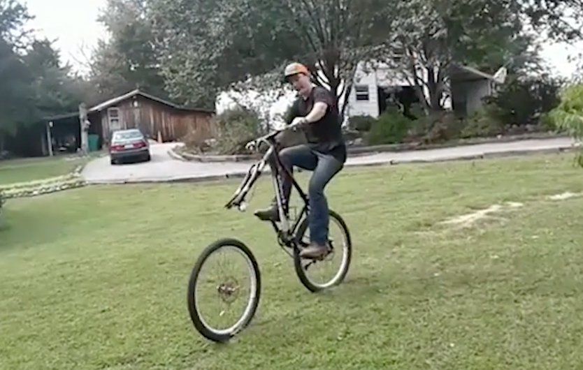 Funny bike clearance riding