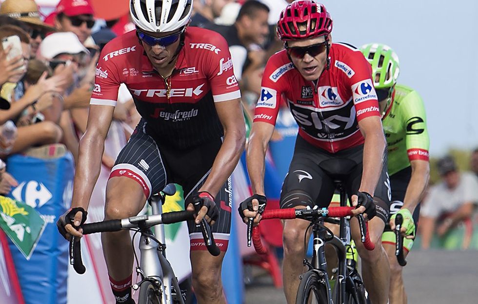 Froome and Contador Vuelta