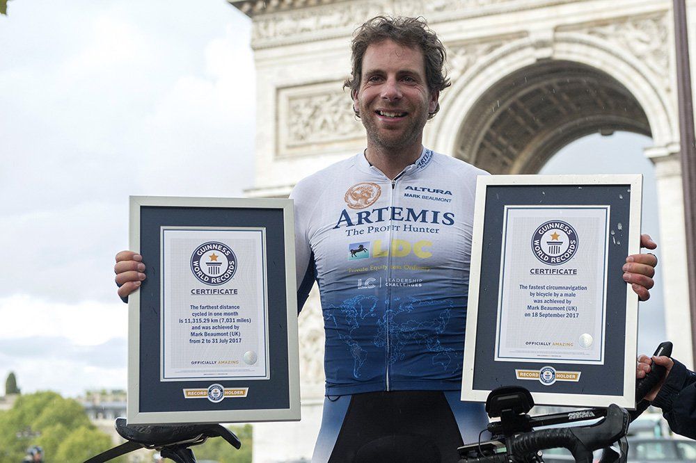 Cyclist Mark Beaumont Rides Around The World In Record-Breaking 79 Days