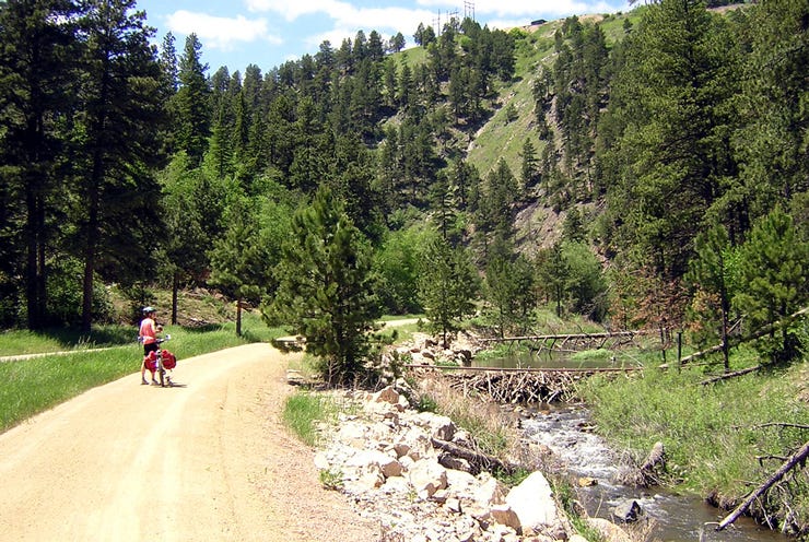 george s mickelson trail long bike trails