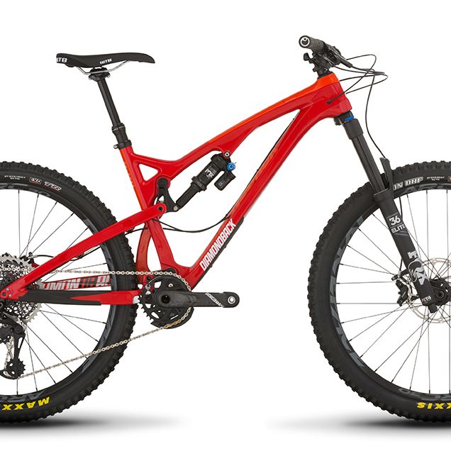 Diamondback Carbon Release 5c red mountain bike
