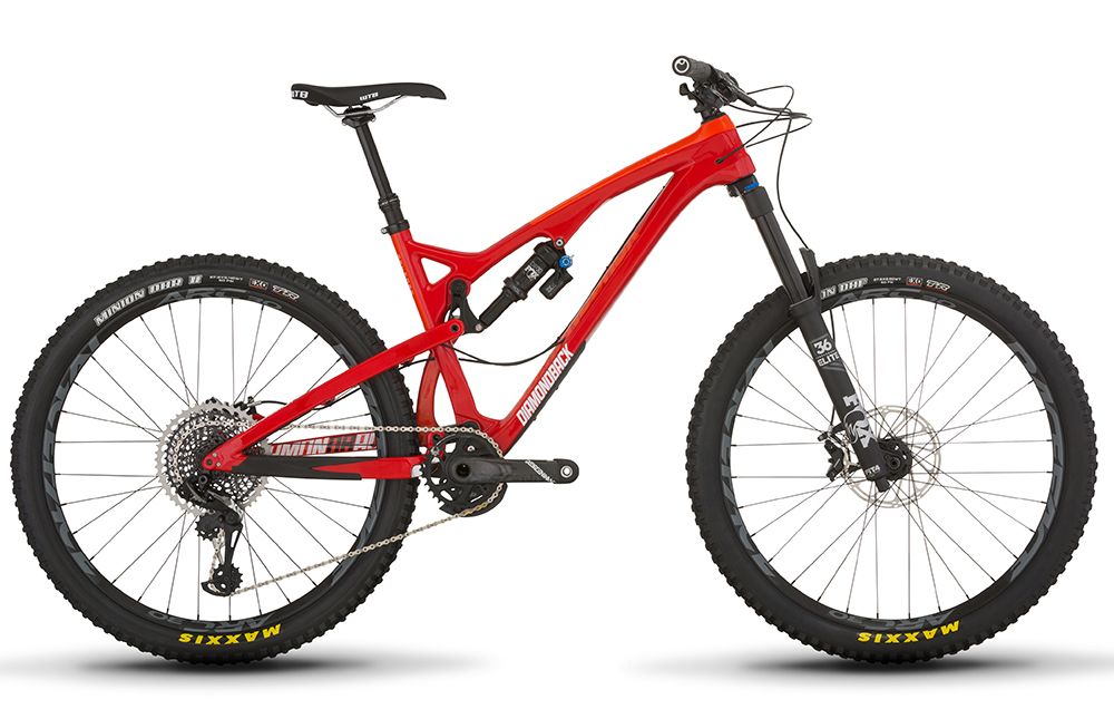 Diamondback Carbon Release 5c red mountain bike