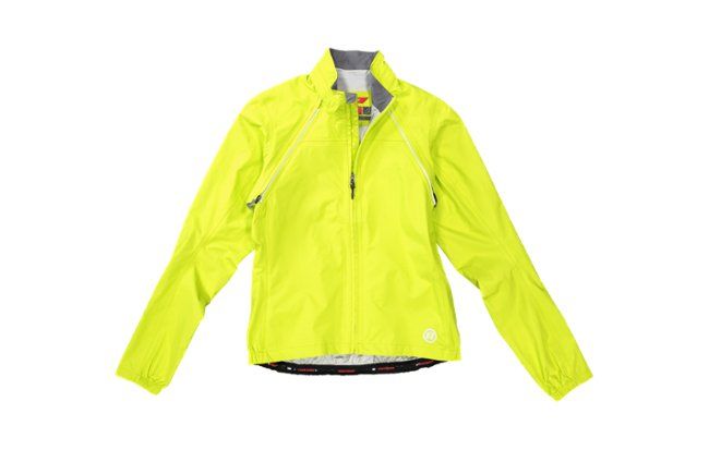 Clothing, Jacket, Outerwear, Yellow, Sleeve, Windbreaker, Raincoat, Orange, High-visibility clothing, Coat, 