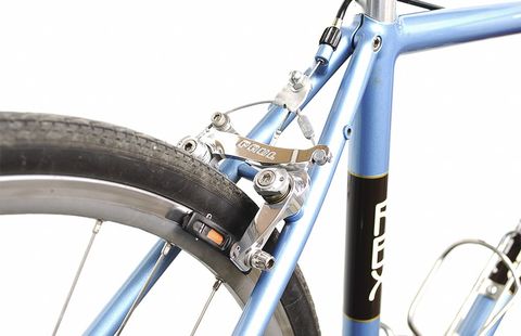 Center-pull brakes like the Paul's Racer require different cable and housing routing than a side-pull brake