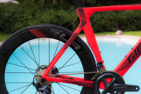 Giant Propel Advanced Disc rear triangle
