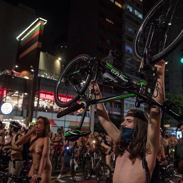 Sao Paulo World Naked Bike Ride