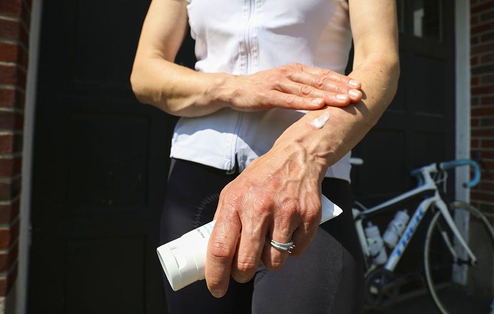 cycling and sunscreen