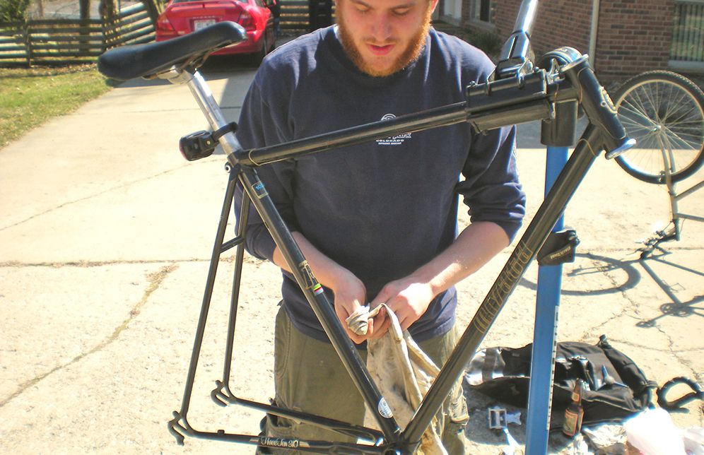 Nashbar bike repair store stand