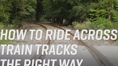 preview for How to Ride Across Train Tracks the Right Way