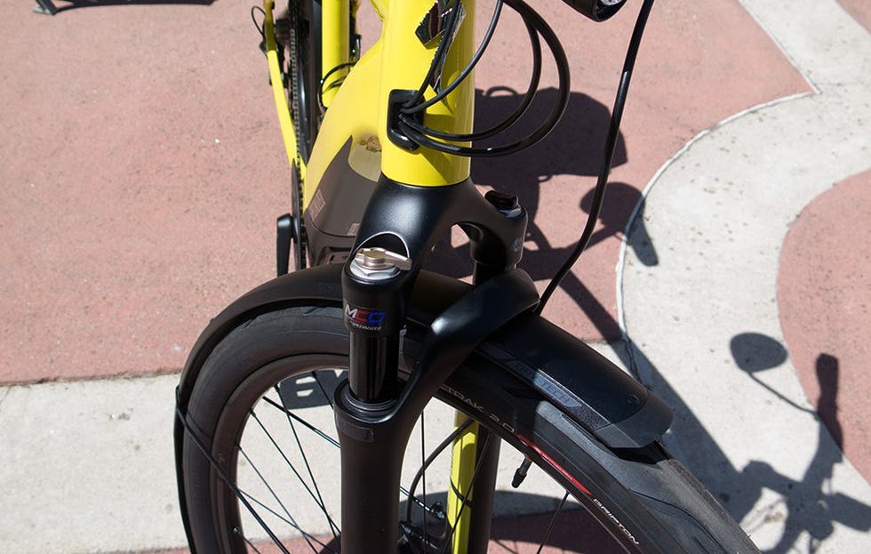 The fenders on the Specialized Turbo Vado. 