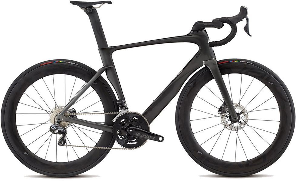 The Venge ViAS Pro Disc UDi2 gets the excellent Shimano Ultegra Di2 group with hydraulic disc brakes
