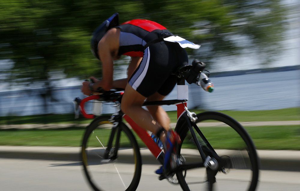 cyclist in spandex