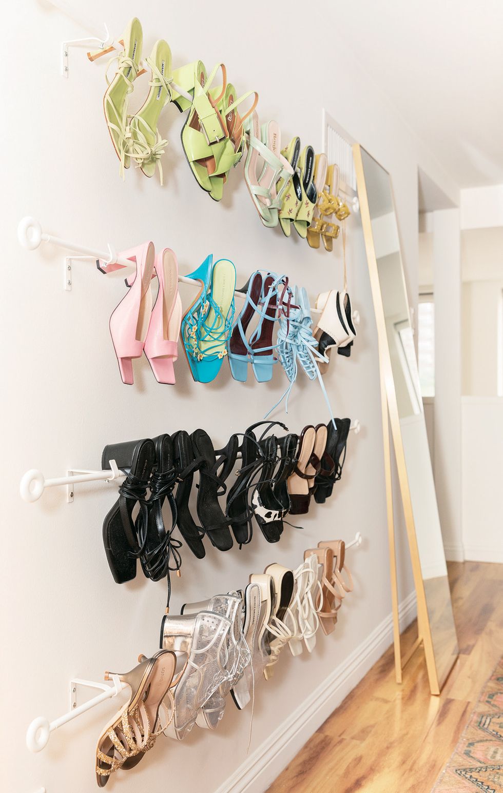 Footwear, Shelf, Shoe, Room, Font, Furniture, Fashion accessory, Athletic shoe, Style, 