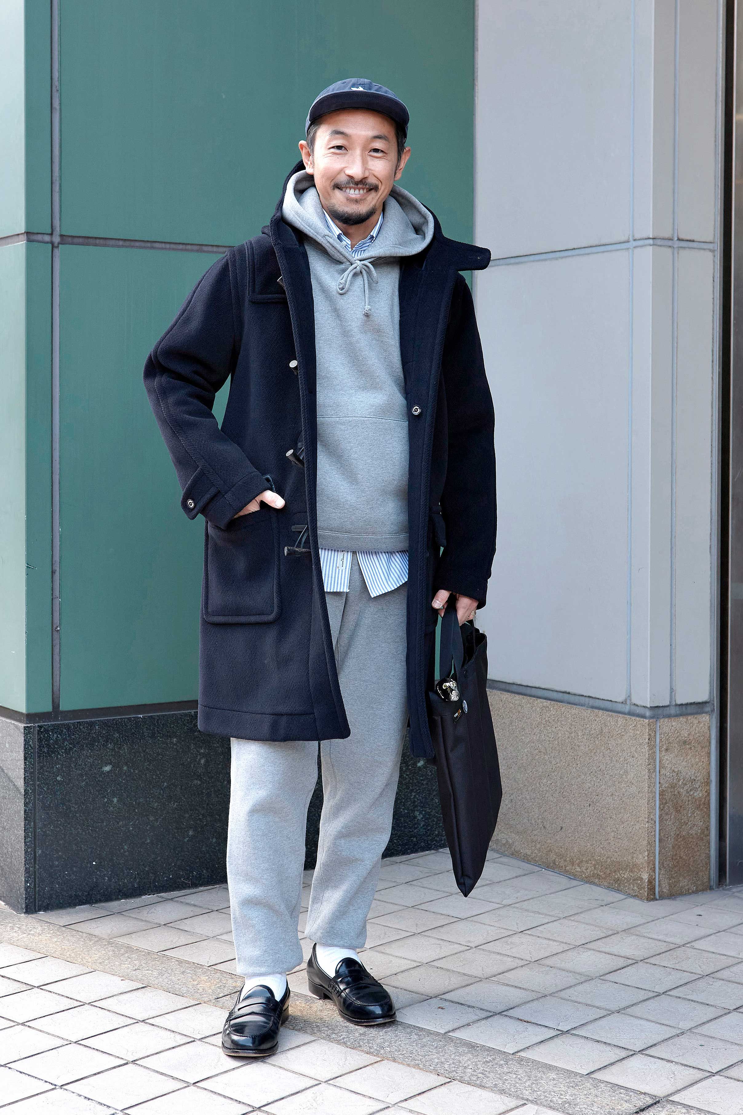 kolor (カラー) ダッフルコート ネイビー スナップ集】カラーダッフルコート編