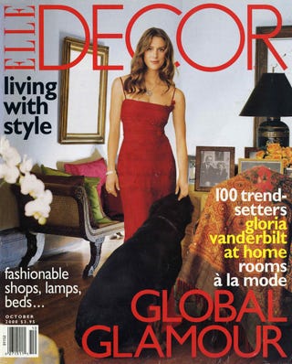 october 2000 cover elle decor