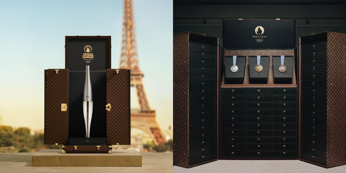 【2024巴黎奧運】lv替奧運獎牌和聖火火炬打造專屬行李箱！用170年製箱工藝守護運動場的最高榮譽