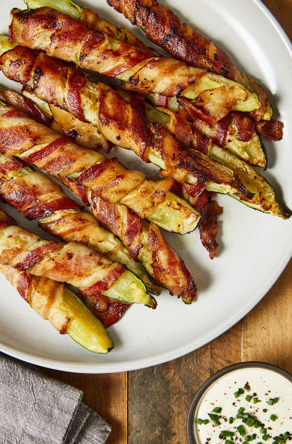 bacon zucchini fries