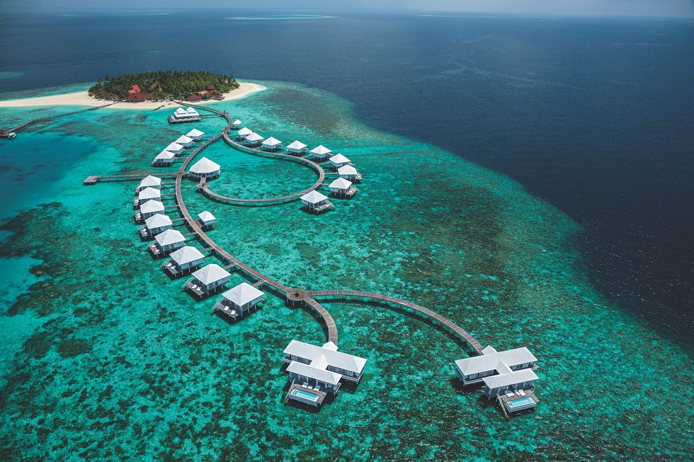 Luxueus resort op de Malediven