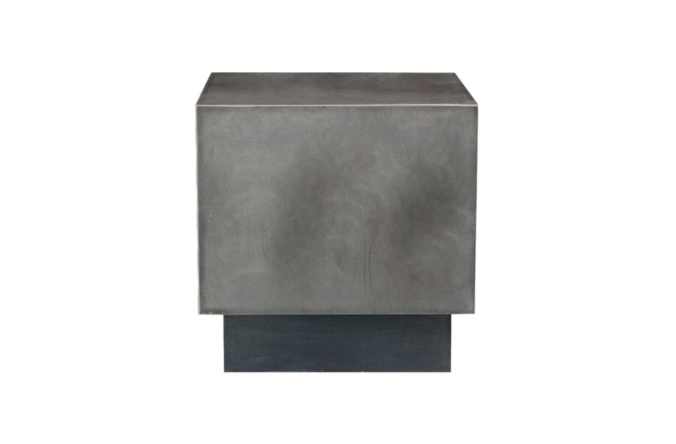 Table, Grey, Furniture, Rectangle, Metal, Leather, Floor, Concrete, Square, Steel, 