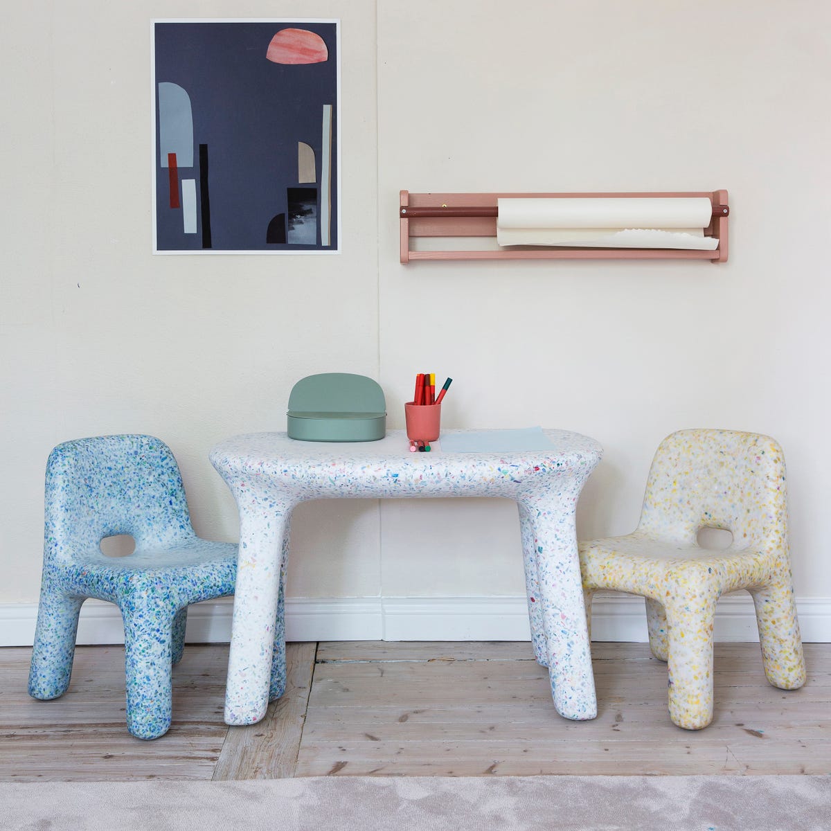 ecoBirdy upcycles old and unused plastic toys into furniture