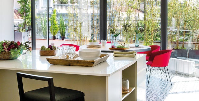 Cocina con office acristalado cocina con office acristalado
